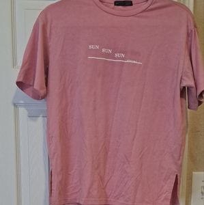 Sun sun sun pink shirt